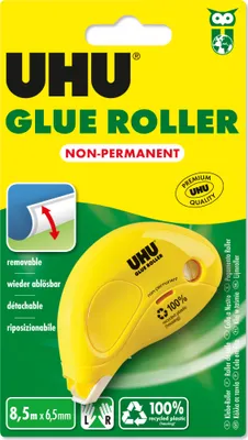 Produktbild von UHU DRY & CLEAN Kleberoller wieder ablösbar