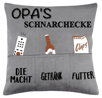 Produktbild von Kissenbezug 45x45cm, Geschenk für Opa