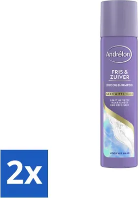 Obrázok produktu pre Andrélon Special - Fresh & Pure - Suchý šampón - 245 ml - Hodnotné balenie - 2 kusy