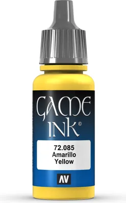 Game Color Acrylfarbe Vallejo 72085 Yellow Ink 17ml Miniatur Farbe