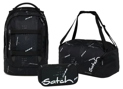 Produktbild von Satch, Schulrucksack-Set PACK Ninja Matrix 3-teilig, ab 5. Klasse
