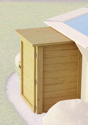 Produktbild von Karibu Technikbox für Pools 28 mm kesseldruckimprägniert