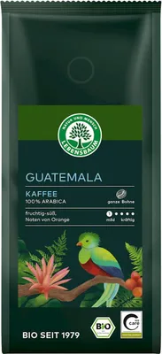 KAWA ZIARNISTA ARABICA 100 % GWATEMALA BIO 250 g - LEBENSBAUM