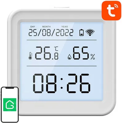 Immagine prodotto di Sensore intelligente di temperatura e umidità Wifi Gosund S6 Lcd Tuya