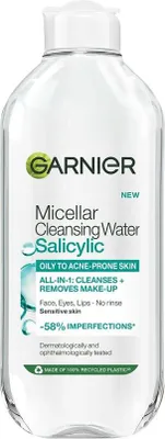 Image de Eau micellaire nettoyante salicylique 400 ml