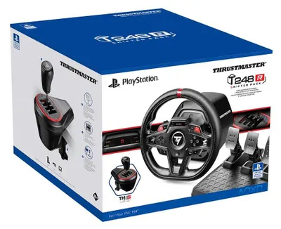 Produktbild von Lenkrad Thrustm. T248R Shifter Pack FF Wheel (PS5/PC) retail