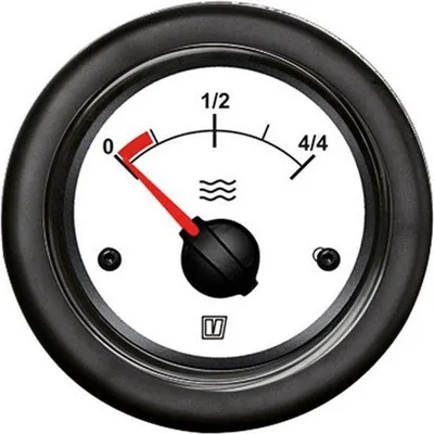 Produktbild von Vetus Frischwasseranzeige, weiß, 12/24 Volt