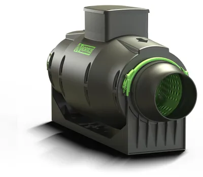 Zdjęcie produktu dla Wentylator kanałowy Lineo 125 Quiet ES, energooszczędny, z izolacją akustyczną, przepływ powietrza do 380 m³/h