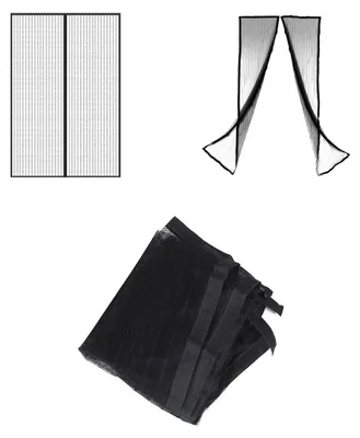 Imagen del producto de Mosquitera magnética, de 240 x 140 cm, para puertas y ventanas, malla anti-mosquitos