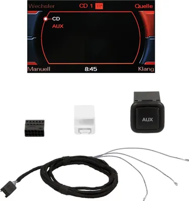 Immagine prodotto di Originale Kufatec AUX IN Set Radio Concert / Symphony per Audi A4 B8 A5 8T Q5 8R