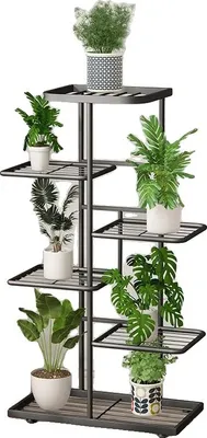 Produktbild von Pflanzenständer, 5 Etagen, Metallkonstruktion, 6layers-schwarz
