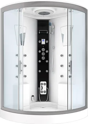 Produktbild von Dusche Duschkabine D26-TH-EA Duschtempel Sauna 130x130 cm OHNE 2K Scheiben Versiegelung