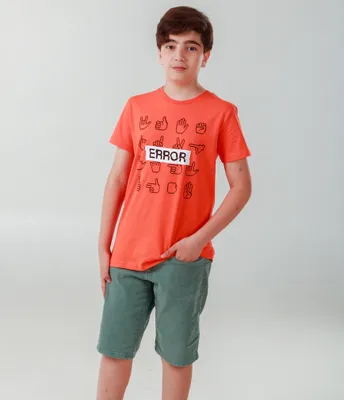 Obrázek produktu pro Chlapecké tričko Error - oranžová - 158