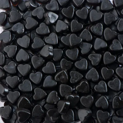 Produktbild von De Bron Zoute Hartjes Zuckerfreie Salzige Lakritz Herzen 1 kg