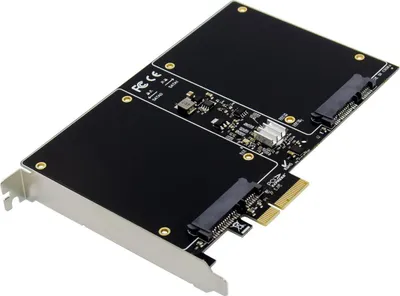 Produktbild von ProXtend PX-SR-10257, PCIe, SATA, Full-height / Low-profile, PCIe 2.0, Silber, Schwarz, PC