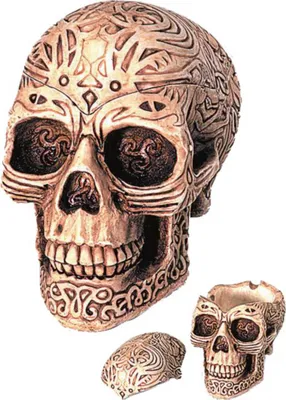 Produktbild von Totenkopf Aschenbecher zum öffnen 10cm