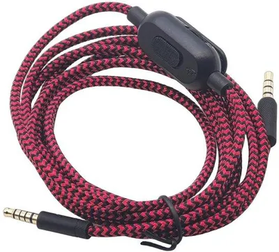 Produktbild von Audio Aux Kabel 3.5mm - Ersatzkabel für Gaming Kopfhörer - Lautstärke- und Mikrofonsteuerung - ShopFlot