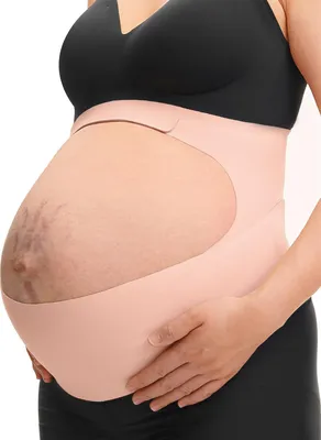 Zdjęcie produktu dla Opaska podtrzymująca brzuch ciążowy Momcozy (kolor cielisty, rozmiar M)