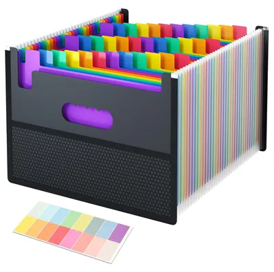 Productafbeelding van 36 Pockets Expanding File Folder - Ideaal voor Documentenopslag
