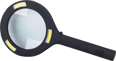 Zdjęcie produktu dla Verk 09114 Lupa z podświetleniem 80 mm, 3x LED SMD