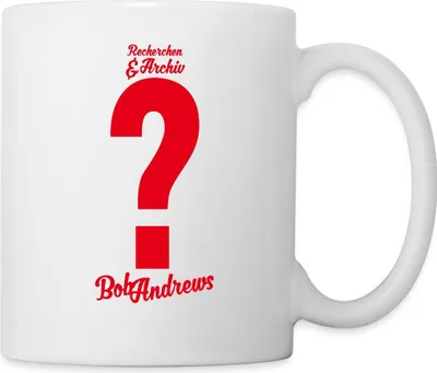 Produktbild von Spreadshirt Die Drei Fragezeichen Bob Andrews Kostüm Karneval Tasse, One size, Weiß