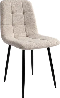 Image de Chaise Boucle DENVER Teddy Beige Stuhl