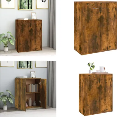 Obrázok produktu pre vidaXL Príborník údený dub 60x30x75 cm materiál na báze dreva - Príborník - Príborníky - Skriňa - Úložná skriňa