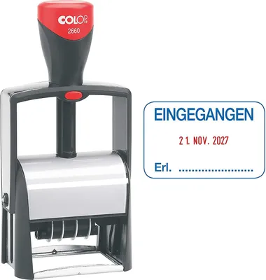 Produktbild von COLOP Datumstempel Classic 2660/L "EINGEGANGEN" Abdruckgröße: 37 x 58 mm