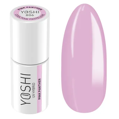 Produktbild von Yoshi | Hybridlackierung 806 Pink Panther - Rosa - 6 Ml - Uv Hybrid-nagellack - Pastellfarben