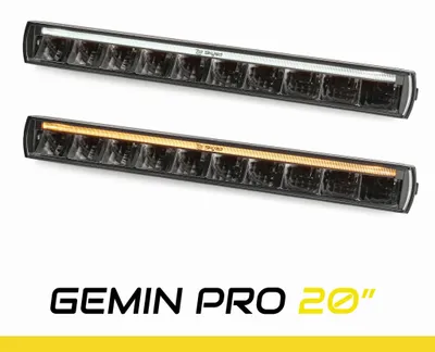 Produktbild von SKYLED GEMINI PRO 20" LED Bar 516mm Fernscheinwerfer mit Boost-Funktion umschaltbar ECE/OFFROAD 588m Reichweite Ref. 50 Positionslicht Weiß/Orange 12V 24V LKW PKW Offroad IP68 130.20LB+