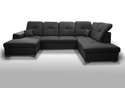 Produktbild von Großes graues Ecksofa Farbe Kronos 22 mit Schlaffunktion für das Wohnzimmer