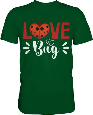 Produktbild von Marienkäfer Love Bug T-Shirt – Bottle Green / 3XL