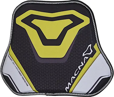 Produktbild von MACNA CHEST PRO Brustprotektor schwarz-weiss-gelb  in gelb/schwarz/weiß