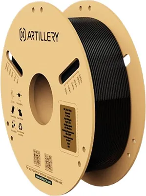 Obrázek produktu pro Artillery PLA 3D Printer Filament 1,75 mm 1 kg černý vysoce přesný ekologický stabilní bez bublin pro modelování a mechanické díly, černý