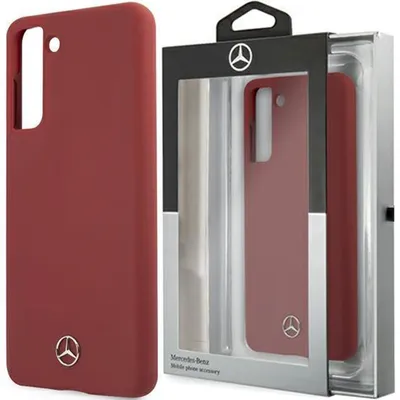 Produktbild von Mercedes Mehcs21Ssilre S21 G991 Czerwony/Rot Hardcase Silikonlinie