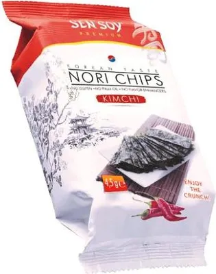 Image de CHIPS NORI KIMCHI SANS GLUTEN 4,5 g - SEN SOY
