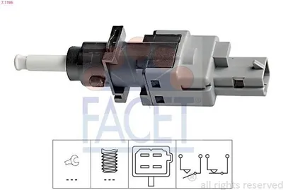 Produktbild von FACET Kupplungsschalter (GRA) 7.1196 für FIAT DUCATO Pritsche/Fahrgestell (230) mechanisch