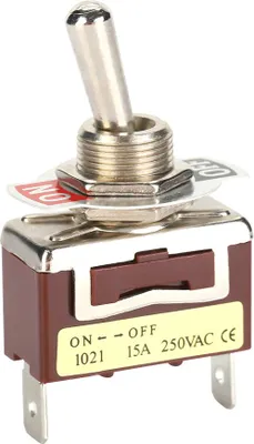 Obrázok produktu pre 5 ks 6,3 mm rýchlych kontaktov 1021 Mini prepínač 2-pólový 2-polohový Zapnuté/Vypnuté