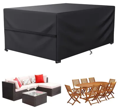 Produktbild von Wasserdichte Abdeckung - Gartenmöbelhülle Winterfest - UV-beständige Schutzhülle - Winddichte Abdeckung - 600D Oxford-Gewebe - 120x100x90 cm