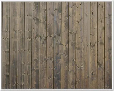 Produktbild von Wallario Wandbild Holzpaneelen in grau braun - Holzmuster mit Maserung, Größe: 40,30 x 50,30 cm, Poster mit weißem Aluminiumrahmen