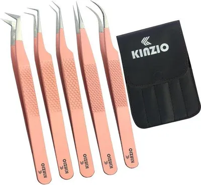 Produktbild von Famanu Wimpernzange Set 5-teilig - Professionelle Präzisionswerkzeuge