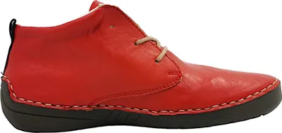 Immagine prodotto di Stivali da donna Rieker, modello stringato, colore rosso, ideali per il tempo libero