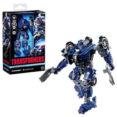 Obrázok produktu pre Transformers Studio Series: The Last Knight Deluxe Class Barricade, 8 rok / roky, Plast, Čierna, Modrá