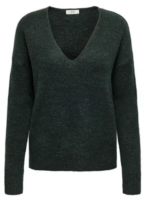 Produktbild von JDY JDY Damen Fein Strickpullover V-Neck JDYELANORA Longsleeve Sweater Größe: S