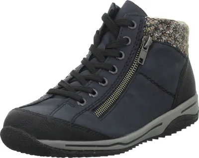 Obrázok produktu pre Rieker Dámske topánky Členkové topánky Šnurovacie topánky Blue Casual, Veľkosť topánok:41 EU