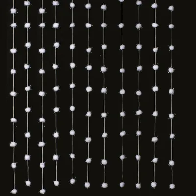 Produktbild von Kugelvorhang baumwolle 90x200cm - Feeric Lights & Christmas