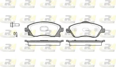 Produktbild von ROADHOUSE Bremsbeläge Satz Vorne Bremsklötze für OPEL Corsa C Schrägheck (X01) 2774.12