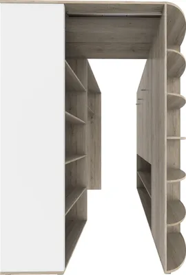 Produktbild von Eck-Kleiderschrank Schrank begehbarer Kleiderschrank Schlafzimmmer "Canton II"