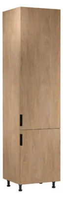 Image de Armoire de cuisine Armoire basse Organisateur de cuisine Étagère haute en bois