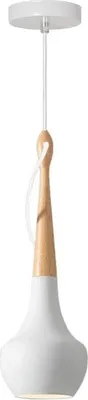 Produktbild von tooLight Pendellampe App937-1Cp Weiss Runden 1-Lichtquelle E27 15X15X45-105Cm Einstellbar